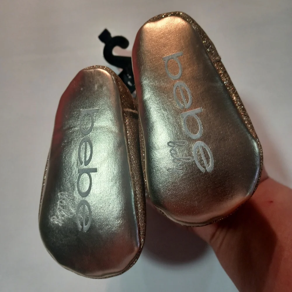 😍 Bebe Gold Sparkle Kids Boots - Picture 5 of 7